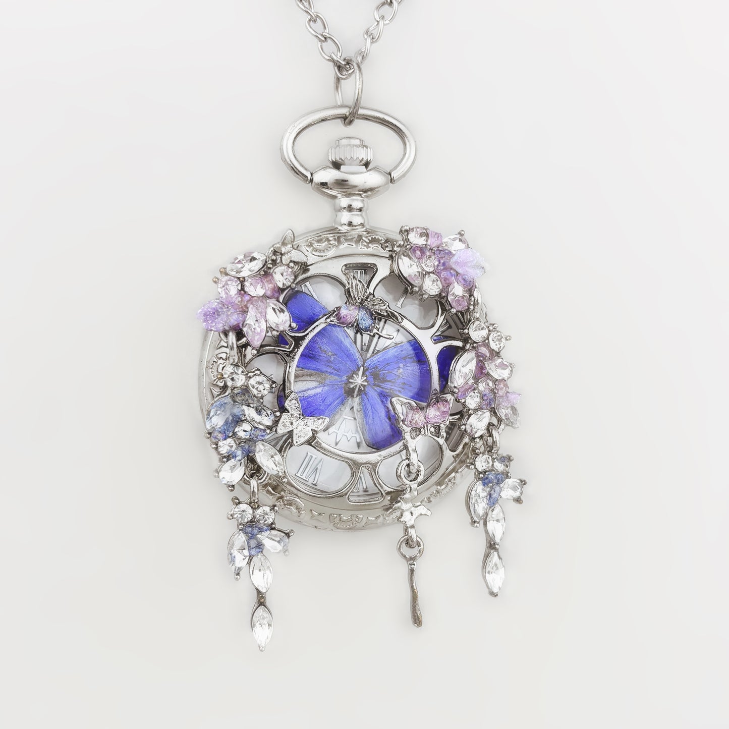 BUTTERFLY IN TIME– Handcrafted Pocket Watch
