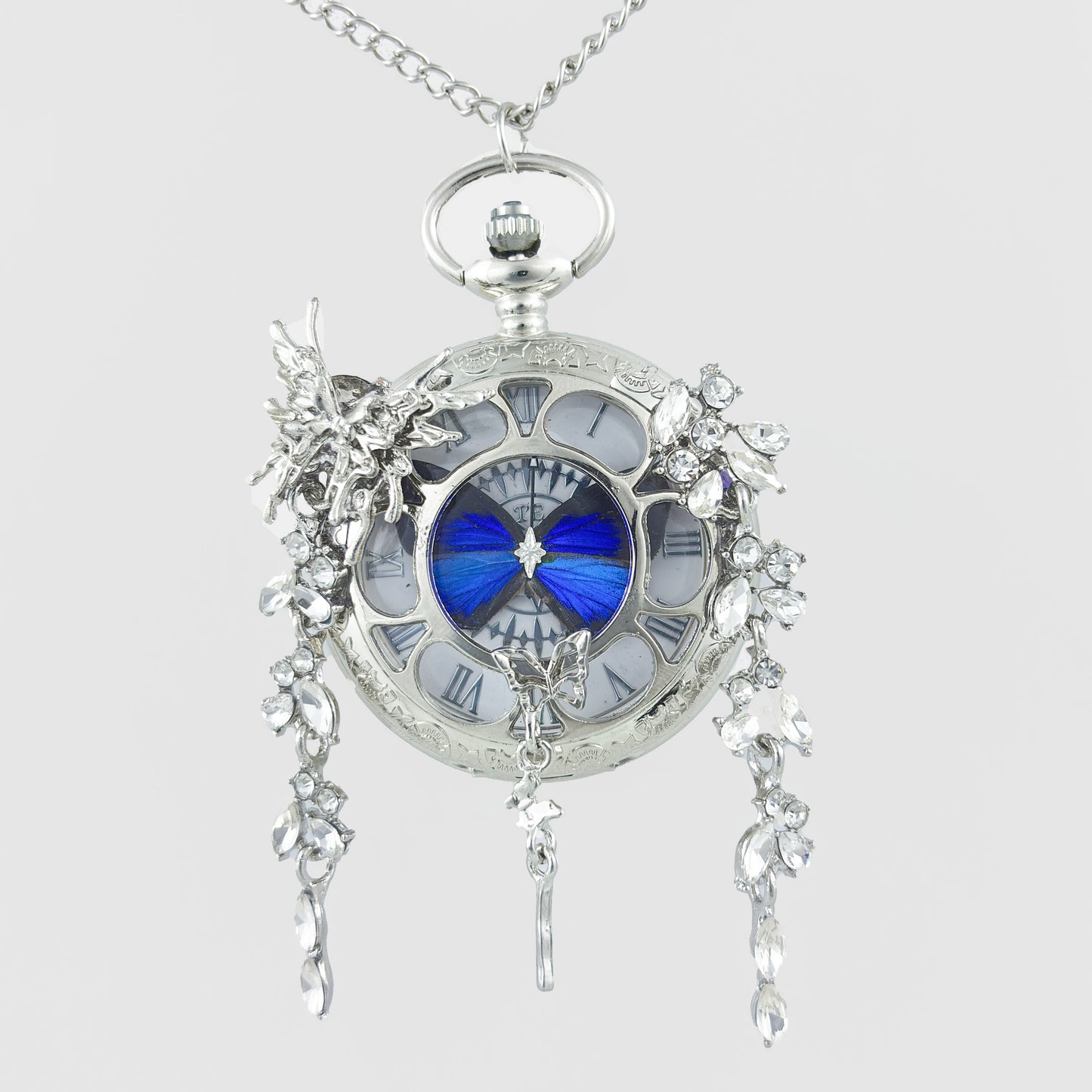 BUTTERFLY IN TIME– Handcrafted Pocket Watch