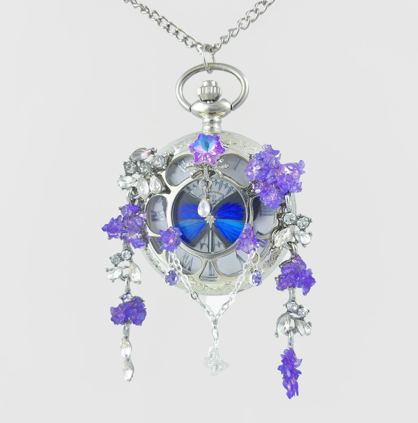 BUTTERFLY IN TIME– Handcrafted Pocket Watch