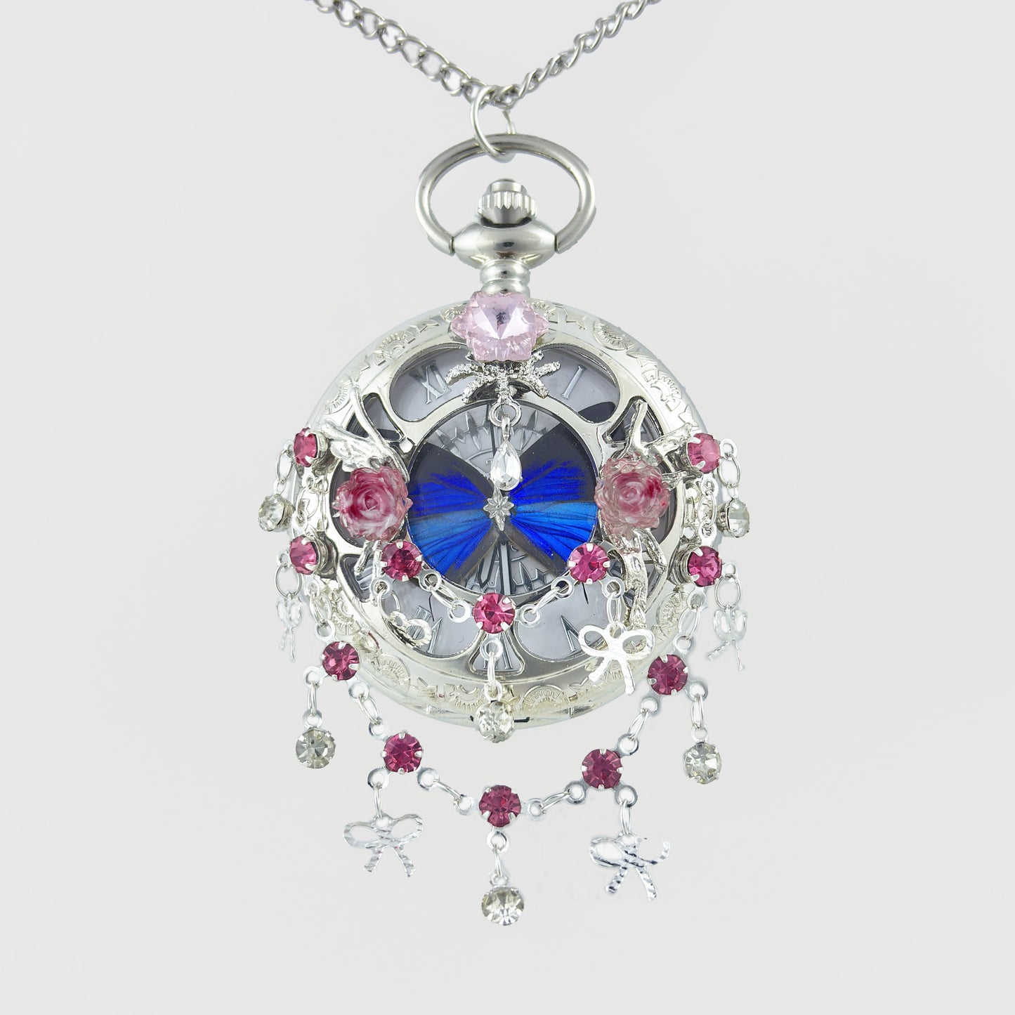 BUTTERFLY IN TIME– Handcrafted Pocket Watch