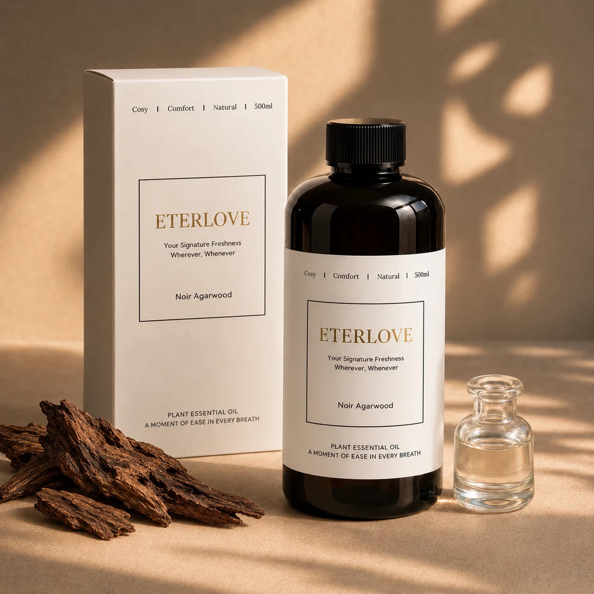 EterLove Plume 500 ml fragrance refill Noir Agarwood