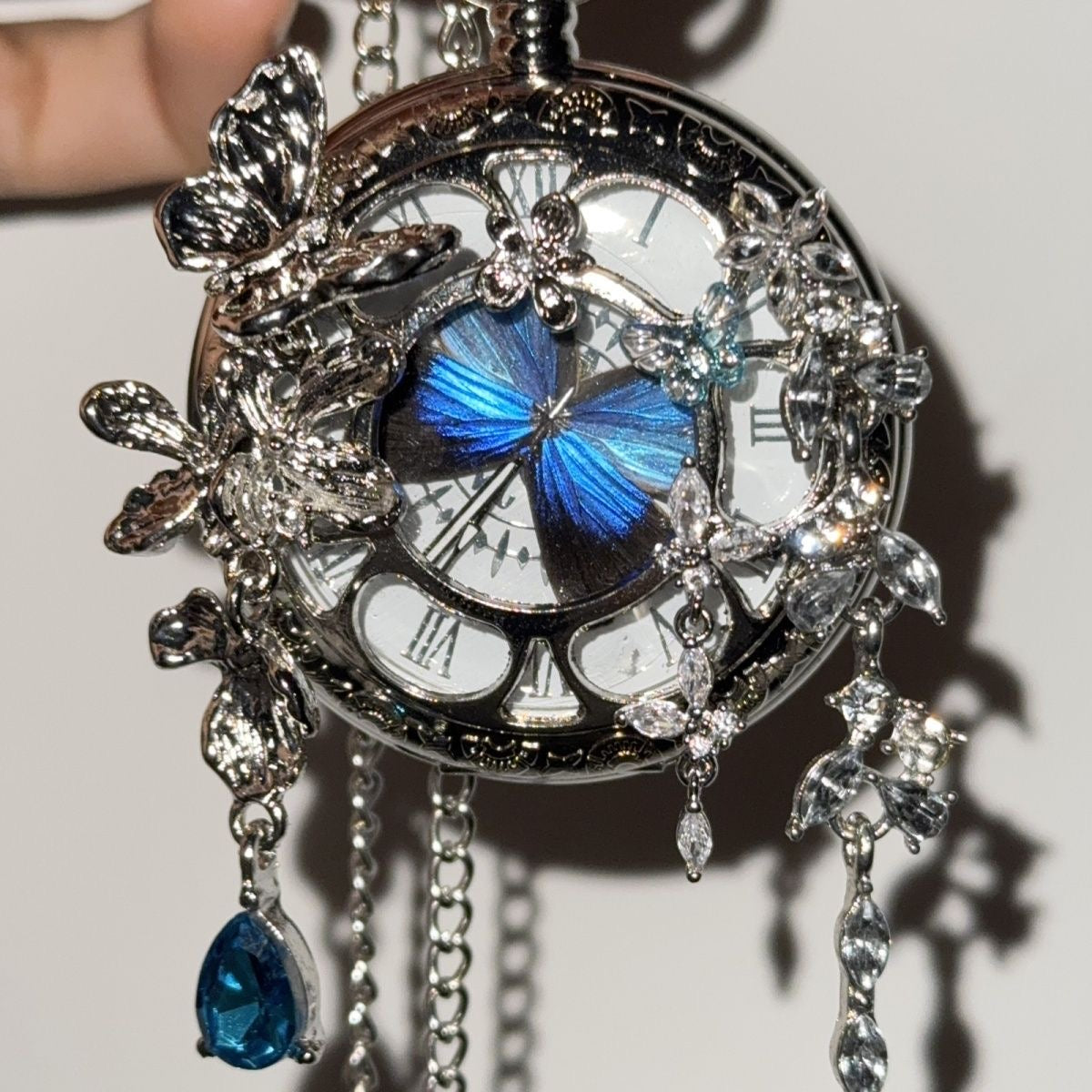BUTTERFLY IN TIME– Handcrafted Pocket Watch
