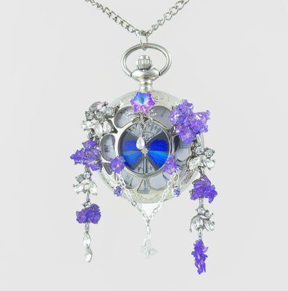 BUTTERFLY IN TIME– Handcrafted Pocket Watch