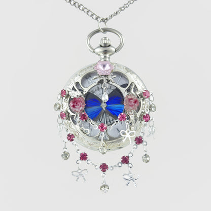 BUTTERFLY IN TIME– Handcrafted Pocket Watch