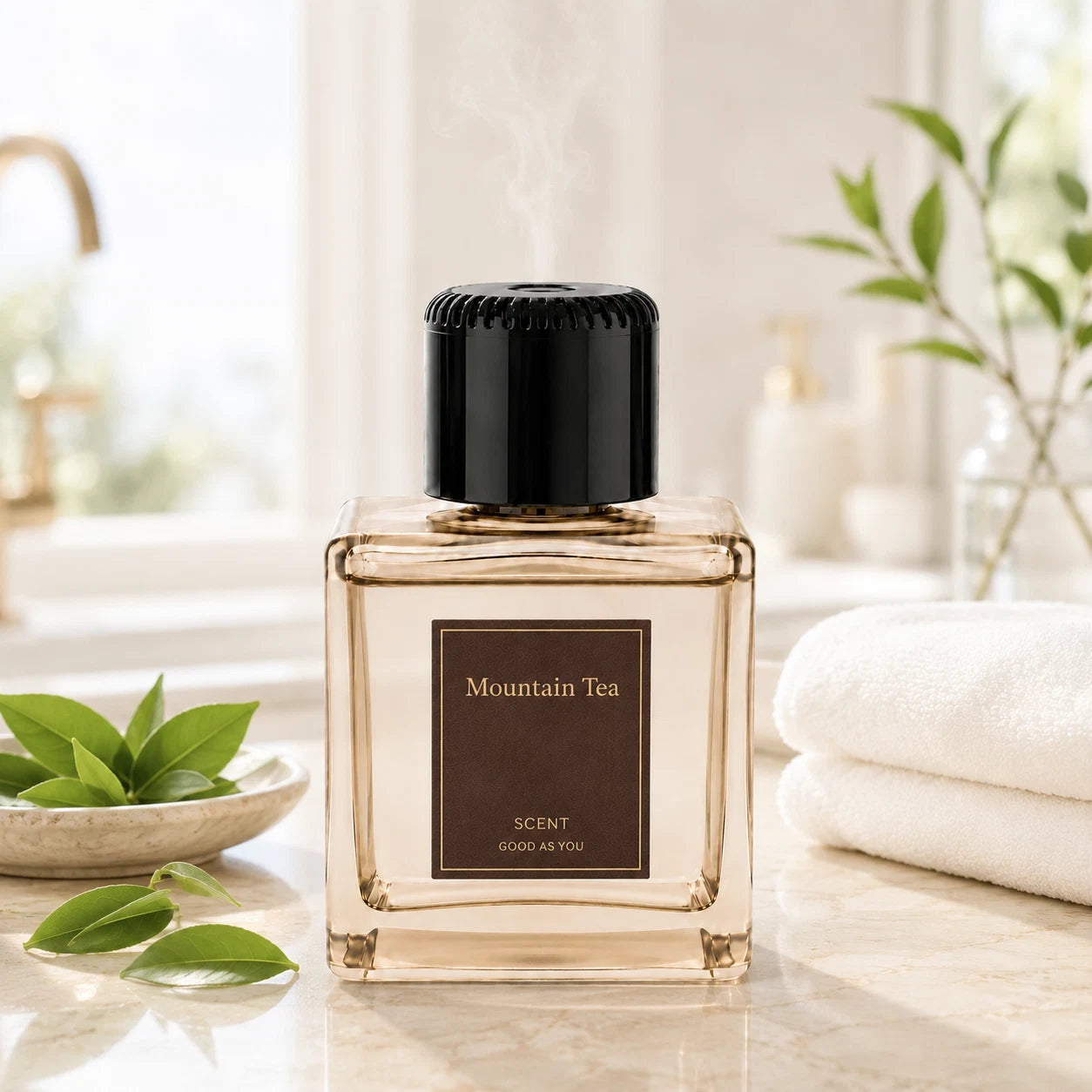 Plume Automatic Scent Diffuser- Mountain Tea Bathroom｜Eterlove