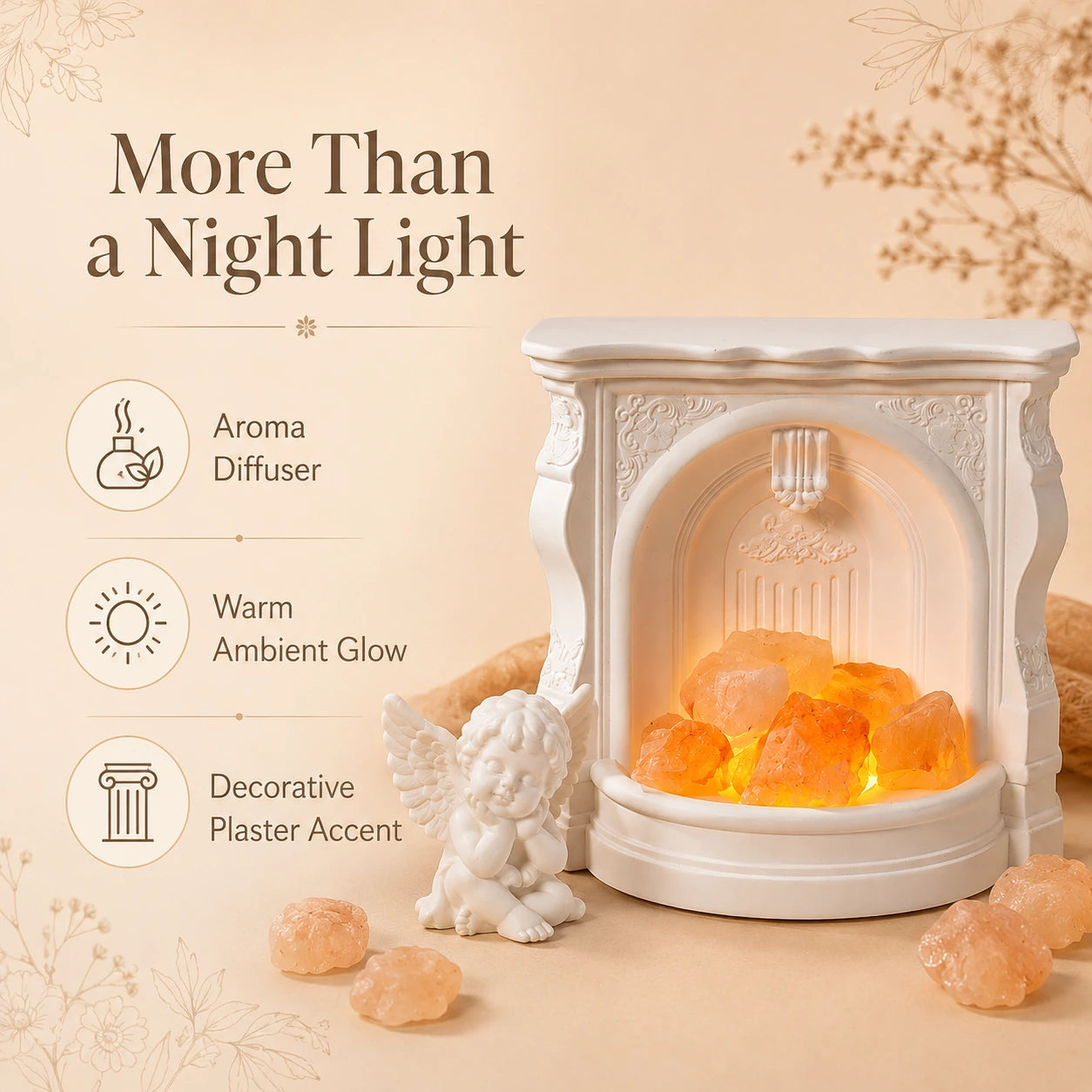 Seraphina Crystal Fireplace Diffuser