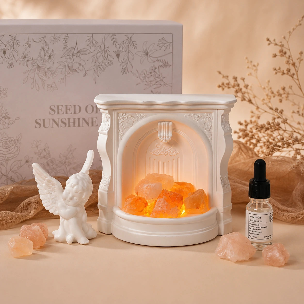 Seraphina Crystal Fireplace Diffuser